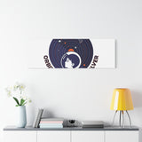 Orbital Problem Solver Canvas | space mission patch, astronaut art, cosmic science