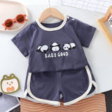 Children's Short-Sleeve Set Baby Summer T-Shirt Two-Piece Set