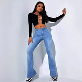 High-waisted Straight-leg Jeans That Are Slimming And Figure-flattering