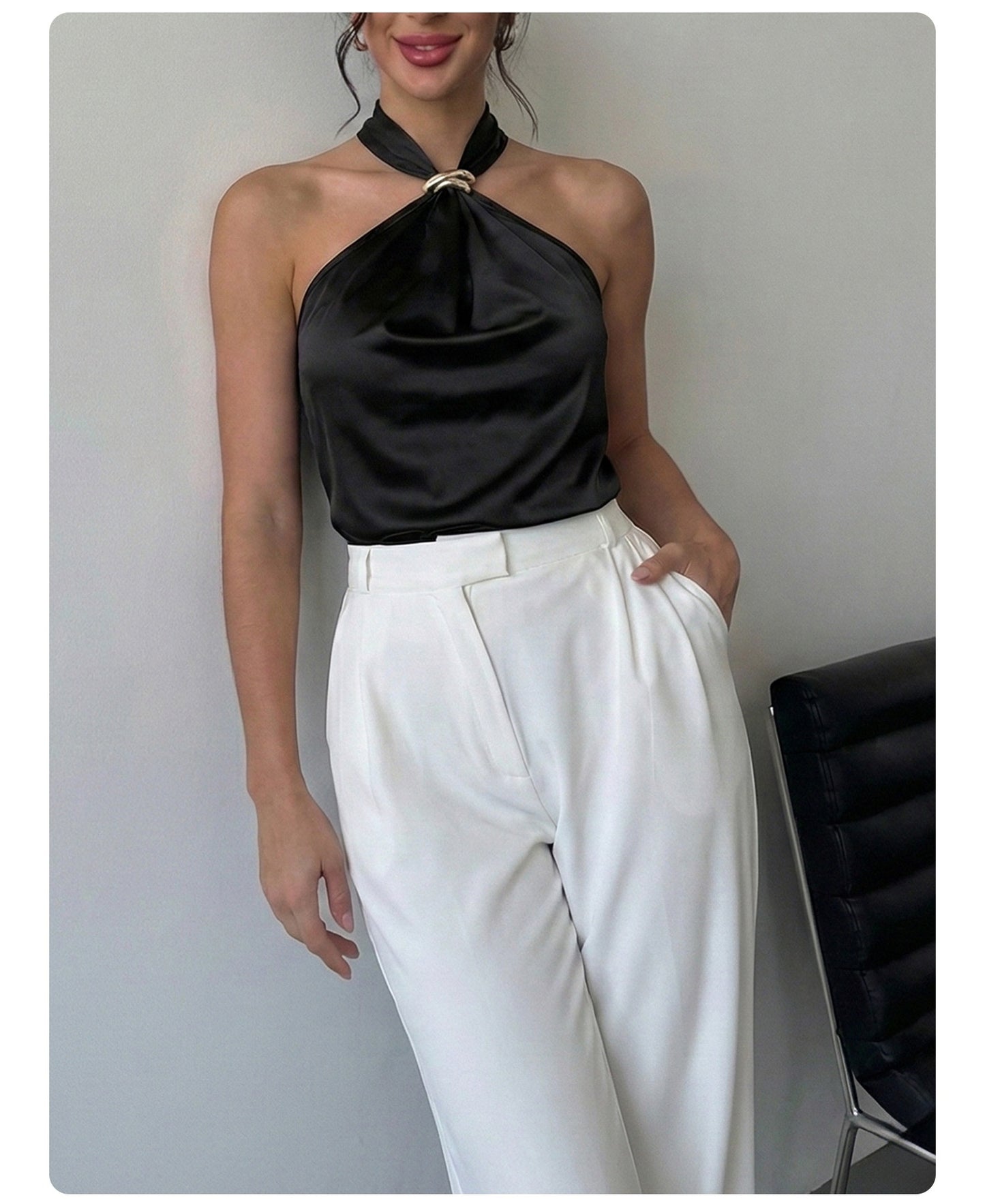Sleeveless Top Elegant And Chic Style For Women