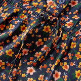 Children's dress with long sleeves, navy blue, size 104. Children's dress with