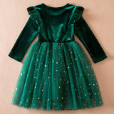 Autumn And Winter New Long Sleeved Girls' Dress