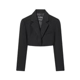 Retro Short Waist Jacket+Pants Set