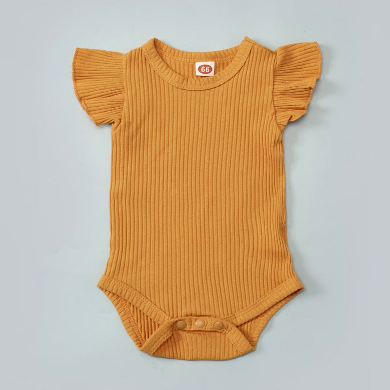 European And American Summer Baby Triangle Rompers