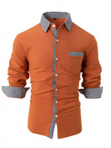 Mens Casual Long-sleeve Shirt