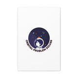Orbital Problem Solver Canvas | space mission patch, astronaut art, cosmic science