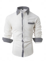 Mens Casual Long-sleeve Shirt