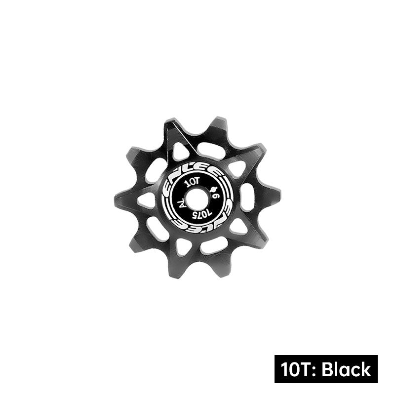 Bicycle Rear Derailleur Jockey Wheel Ceramic Bearing Aluminum Alloy 10T 12T 14T 16T Positive Negative Tooth for MTB Road Bike
