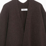 Tassel embellished knitted cloak jacket