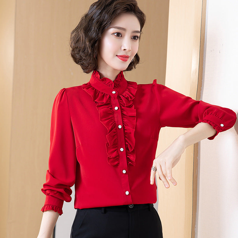 Western-style Versatile Base Shirt