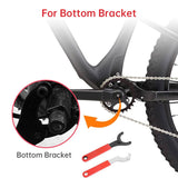 Complete 44-Piece Bicycle Repair Kit – Essential Tools for Chain, Crank, Freewheel, and Multi-Purpose Bike Key Repairs
