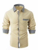 Mens Casual Long-sleeve Shirt