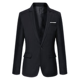Casual Suit Middle-aged Professionals Korean-style Slim Fit