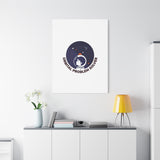 Orbital Problem Solver Canvas | space mission patch, astronaut art, cosmic science
