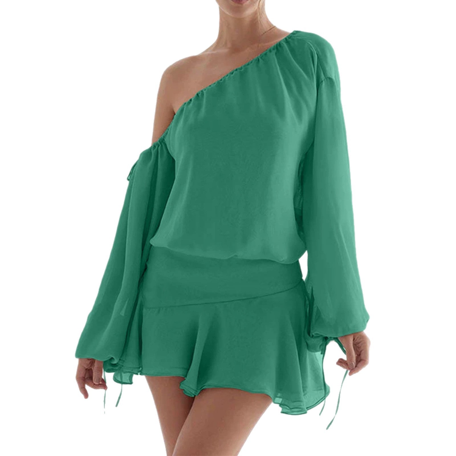 Chiffon Off-shoulder Dress For Women