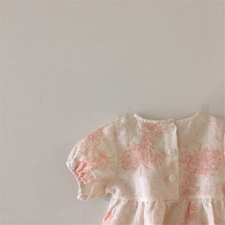 Baby Bag Fart Clothes With Cap One-Piece Sweet Romper