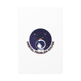 Orbital Problem Solver Canvas | space mission patch, astronaut art, cosmic science