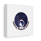 Orbital Problem Solver Canvas | space mission patch, astronaut art, cosmic science