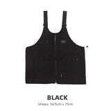Multi-Pocket Sleeveless Vest, Camping Fishing Work Travel Hiking Shoulder Bag Waistcoat, Unisex Utility Jacket