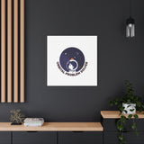 Orbital Problem Solver Canvas | space mission patch, astronaut art, cosmic science