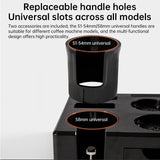 Universal Coffee Tamping Station: 51/53/54/58mm Distributor & Tamper Stand with Multi-Functional Storage Rack