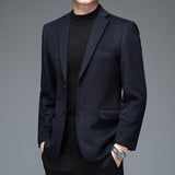 Mens Casual Wool Suit For Fall And Winter