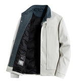 Men's Jacket Fake Two-Piece Korean-Style Trendy Loose Mens
