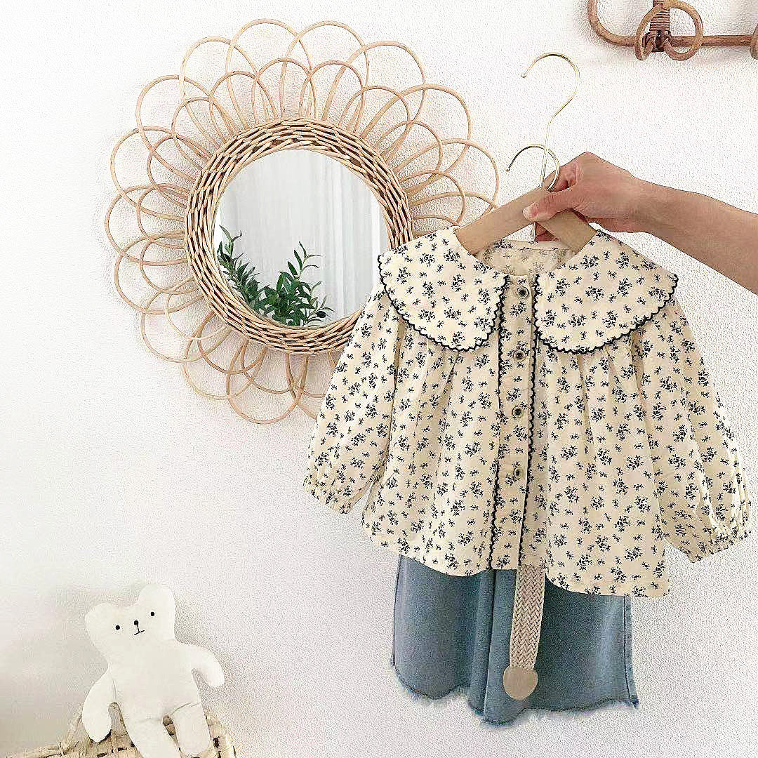 Girls' Shirt Floral Baby Girls' Shirt Top