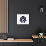Orbital Problem Solver Canvas | space mission patch, astronaut art, cosmic science