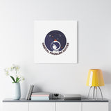 Orbital Problem Solver Canvas | space mission patch, astronaut art, cosmic science