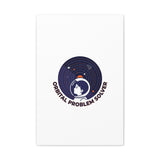 Orbital Problem Solver Canvas | space mission patch, astronaut art, cosmic science