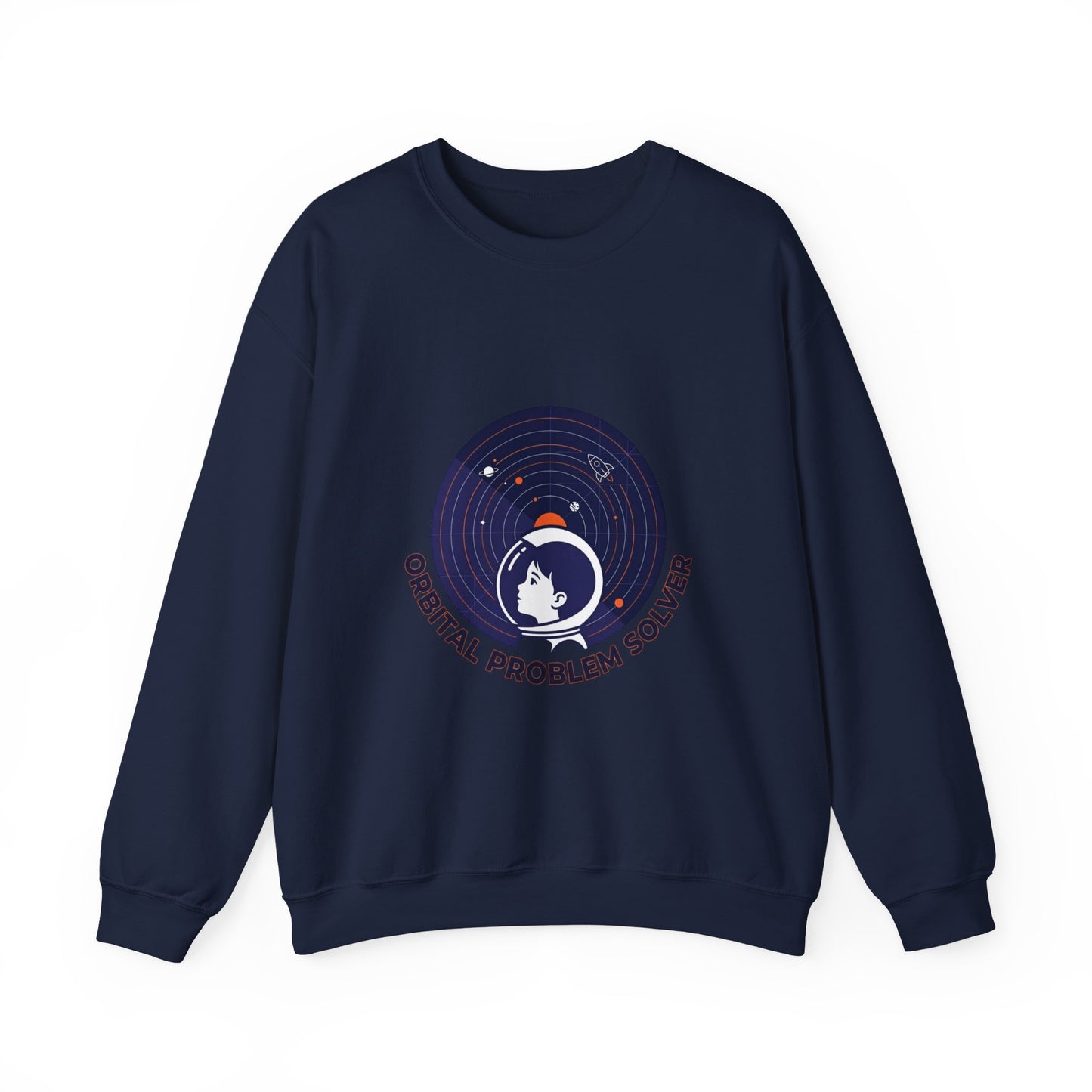 Orbital Problem Solver Sweatshirt | mission patch, space science nerd