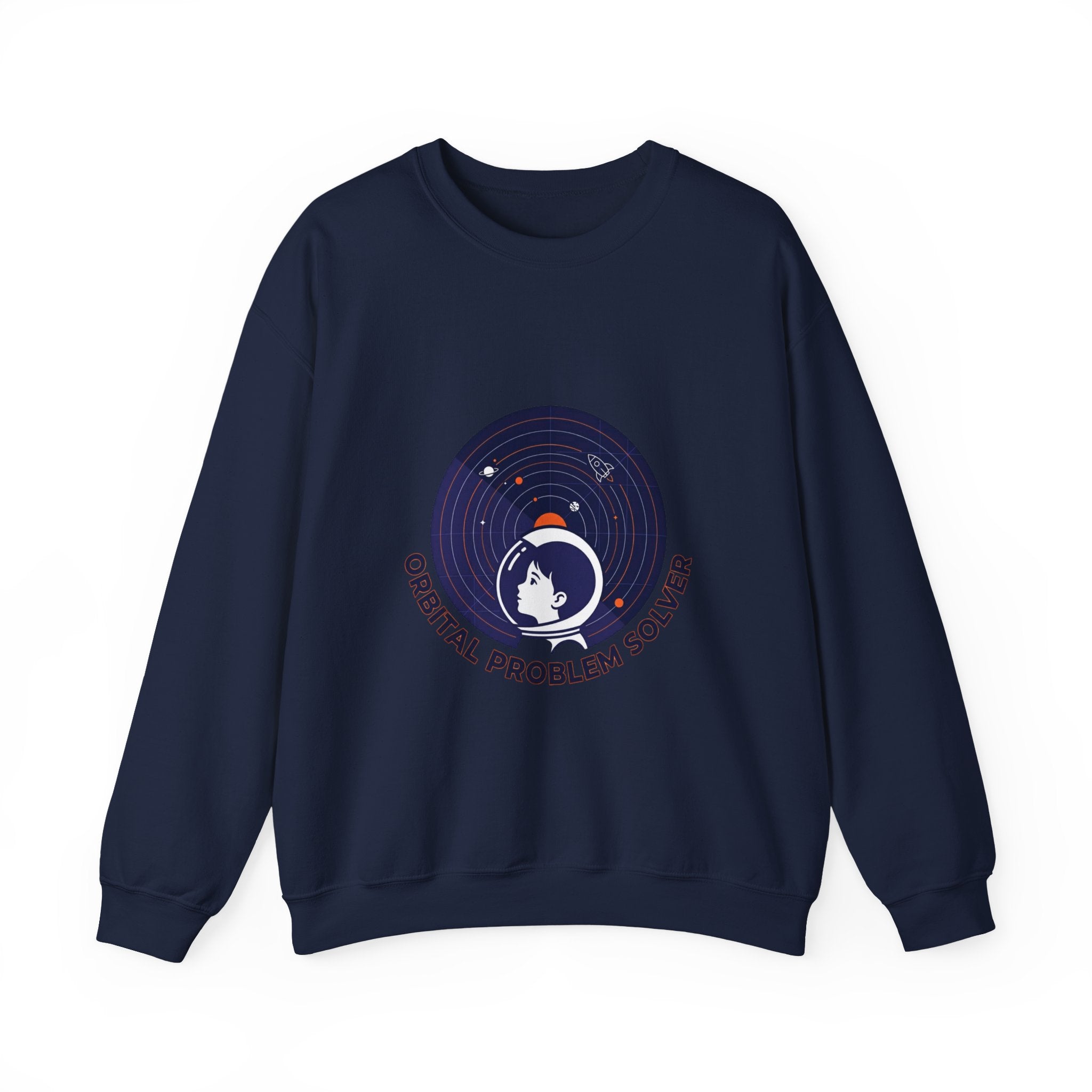 Orbital Problem Solver Sweatshirt | mission patch, space science nerd