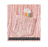 Summer Pure Cotton Yarn T-Shirt And Thin Childrens Shorts Two-Piece Set
