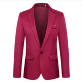 Casual Suit Middle-aged Professionals Korean-style Slim Fit
