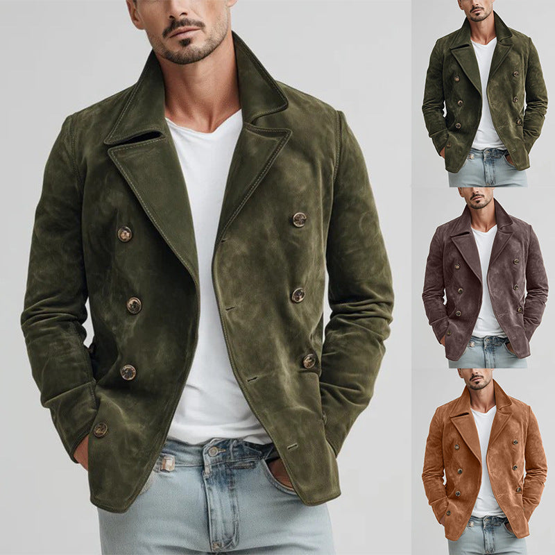 New autumn and winter hot selling men's casual fashion retro jacket jacket for men