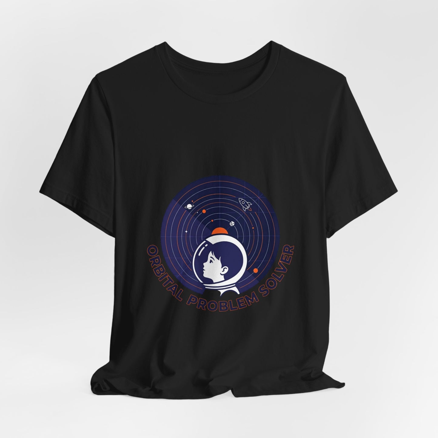Orbital Problem Solver Tee | mission patch, astronaut science nerd