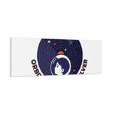 Orbital Problem Solver Canvas | space mission patch, astronaut art, cosmic science