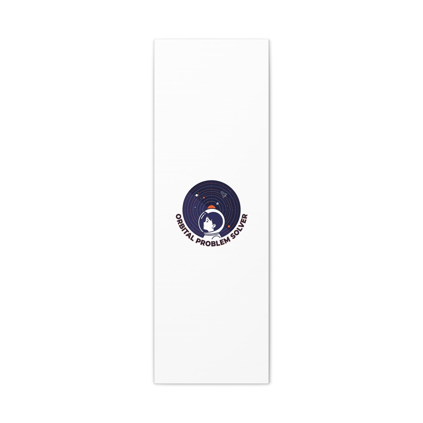 Orbital Problem Solver Canvas | space mission patch, astronaut art, cosmic science