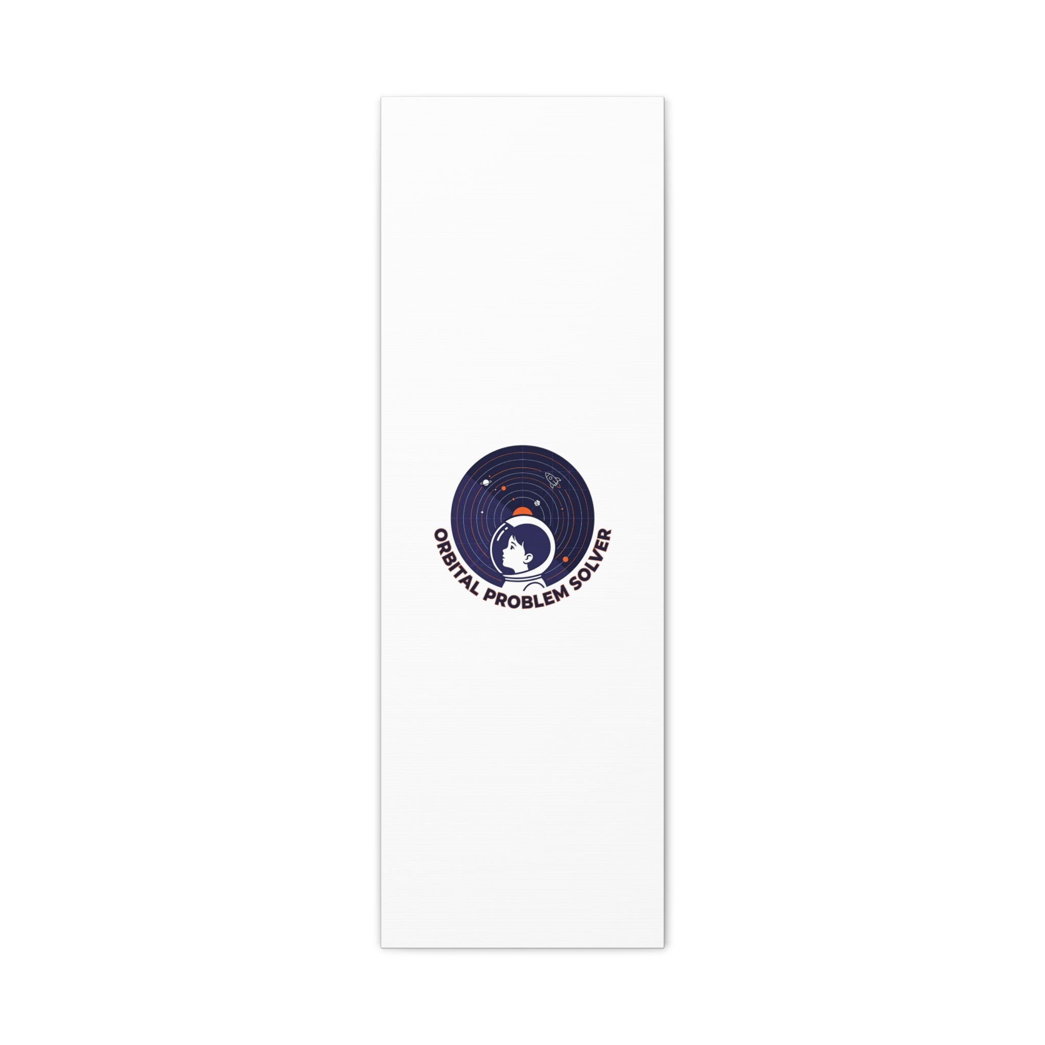 Orbital Problem Solver Canvas | space mission patch, astronaut art, cosmic science