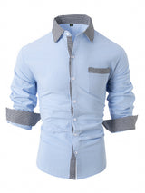 Mens Casual Long-sleeve Shirt