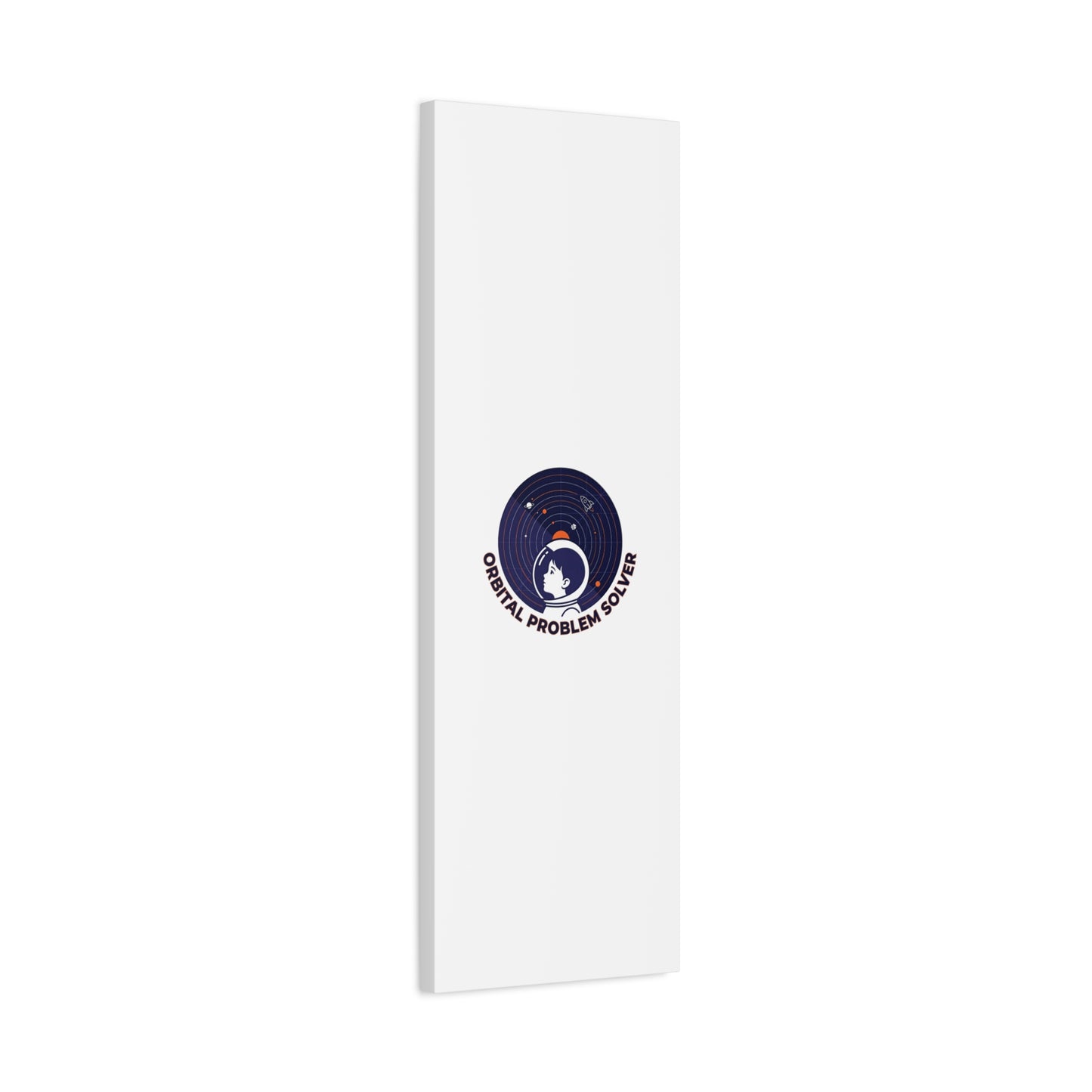 Orbital Problem Solver Canvas | space mission patch, astronaut art, cosmic science