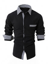 Mens Casual Long-sleeve Shirt