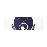 Orbital Problem Solver Canvas | space mission patch, astronaut art, cosmic science