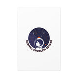 Orbital Problem Solver Canvas | space mission patch, astronaut art, cosmic science