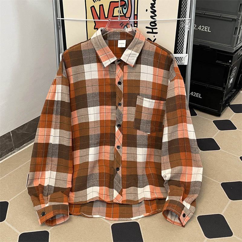 Retro Casual All-match Loose-fitting Couples Shirts