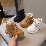 Big Cotton Boys' Fashion Martin Boots Side Zipper