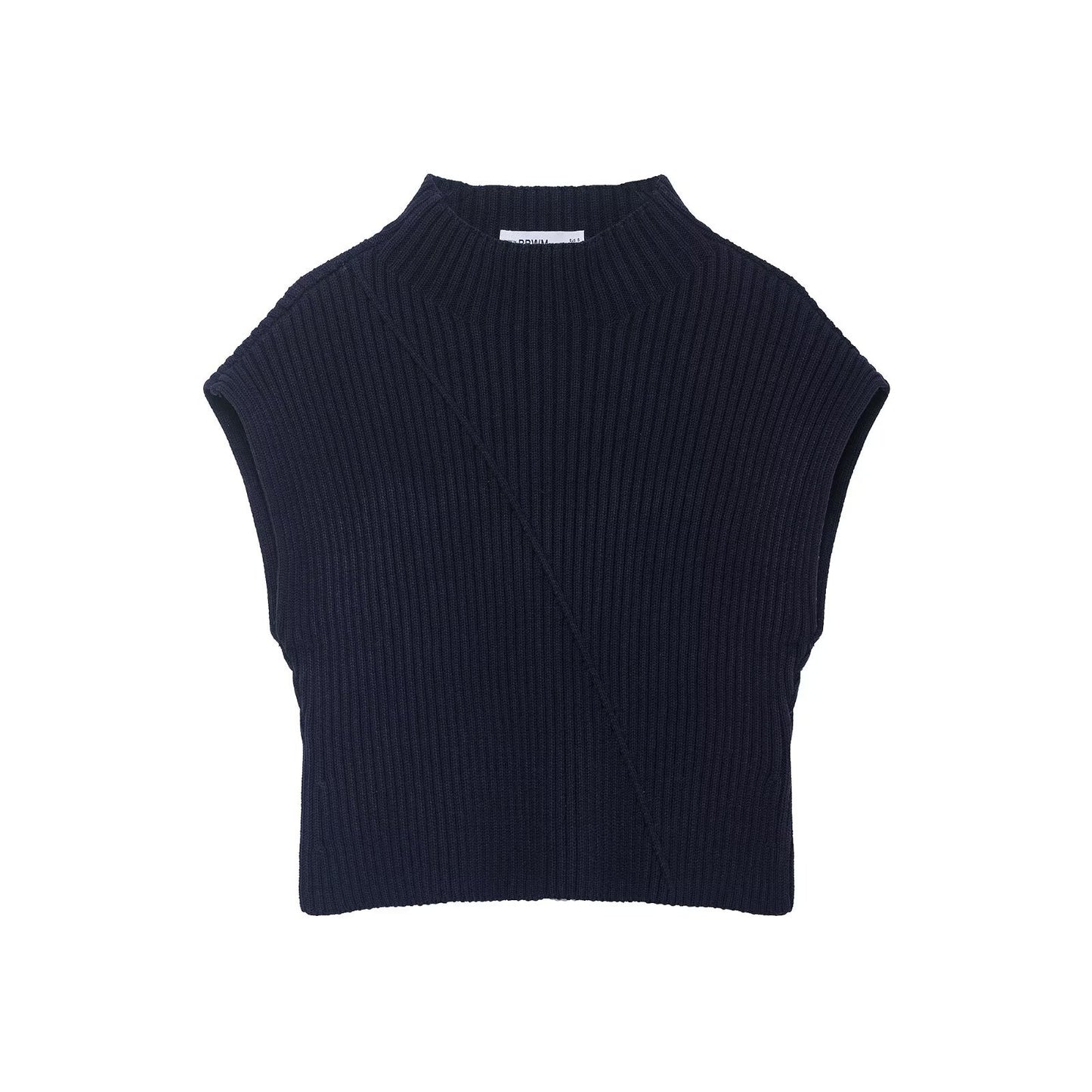 Ribbed Knitted Vest Women's Spring