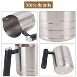For ES601 ES655 Milk Frother Attachment, Easy Clean Black Coffee Machine Parts, Beverage Preparation Milk Foam Maker Tool