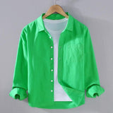 Men's Simple Casual Fashion Long Sleeve Shirt